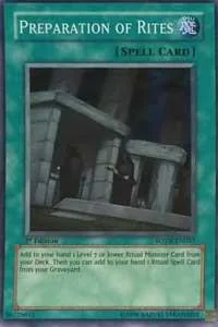 Preparation of Rites SOVR-EN057 1st Edition Yu-Gi-Oh card from Stardust Overdrive