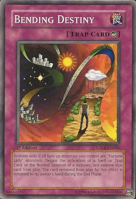 Bending Destiny SOVR-EN066 1st Edition Yu-Gi-Oh card from Stardust Overdrive