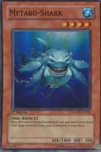 Metabo-Shark SOVR-EN086 Unlimited Yu-Gi-Oh card from Stardust Overdrive