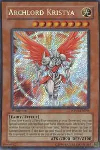 Archlord Kristya SOVR-EN096 1st Edition Yu-Gi-Oh card from Stardust Overdrive
