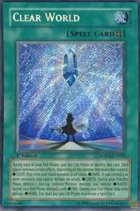 Clear World SOVR-EN099 Unlimited Yu-Gi-Oh card from Stardust Overdrive