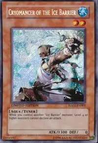 Cryomancer of the Ice Barrier HA01-EN003 Yu-Gi-Oh card from Hidden Arsenal