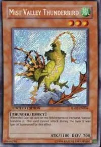 Mist Valley Thunderbird HA01-EN004 Yu-Gi-Oh card from Hidden Arsenal