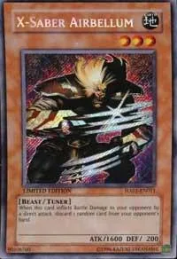 X-Saber Airbellum HA01-EN011 Unlimited Yu-Gi-Oh card from Hidden Arsenal