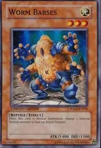 Worm Barses HA01-EN018 Yu-Gi-Oh card from Hidden Arsenal