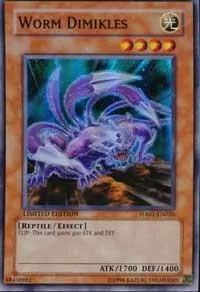 Worm Dimikles HA01-EN020 Yu-Gi-Oh card from Hidden Arsenal