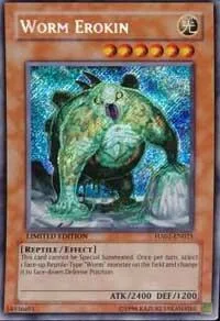 Worm Erokin HA01-EN021 Yu-Gi-Oh card from Hidden Arsenal