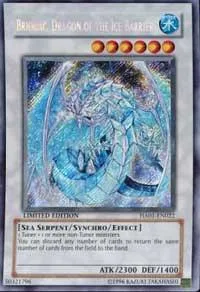 Brionac, Dragon of the Ice Barrier HA01-EN022 Unlimited Yu-Gi-Oh card from Hidden Arsenal