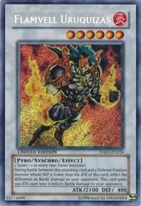 Flamvell Uruquizas HA01-EN024 Unlimited Yu-Gi-Oh card from Hidden Arsenal
