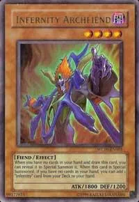Infernity Archfiend WC09-EN001 Yu-Gi-Oh card from Stardust Accelerator Promos