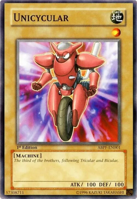 Unicycular ABPF-EN001 Unlimited Yu-Gi-Oh card from Absolute Powerforce