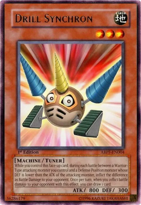 Drill Synchron ABPF-EN004 Unlimited Yu-Gi-Oh card from Absolute Powerforce