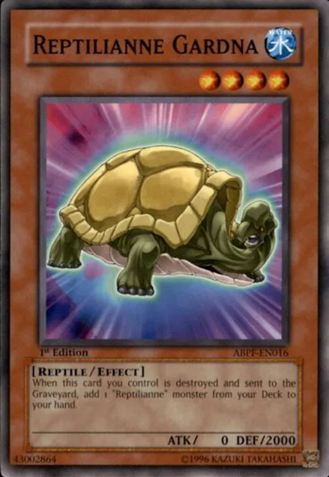 Reptilianne Gardna ABPF-EN016 1st Edition Yu-Gi-Oh card from Absolute Powerforce