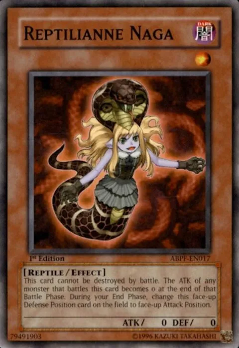 Reptilianne Naga ABPF-EN017 Unlimited Yu-Gi-Oh card from Absolute Powerforce