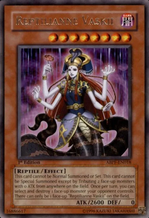 Reptilianne Vaskii ABPF-EN018 1st Edition Yu-Gi-Oh card from Absolute Powerforce