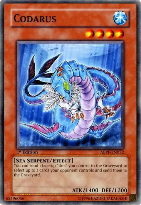 Codarus ABPF-EN032 1st Edition Yu-Gi-Oh card from Absolute Powerforce