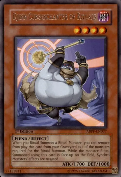Djinn Cursenchanter of Rituals ABPF-EN037 1st Edition Yu-Gi-Oh card from Absolute Powerforce