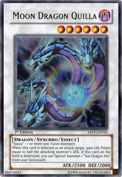 Moon Dragon Quilla ABPF-EN043 Unlimited Yu-Gi-Oh card from Absolute Powerforce