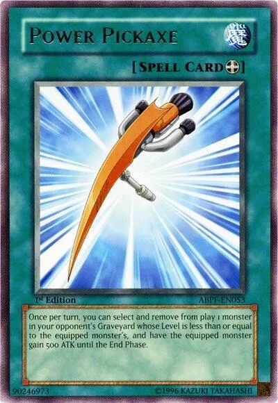 Power Pickaxe ABPF-EN053 1st Edition Yu-Gi-Oh card from Absolute Powerforce