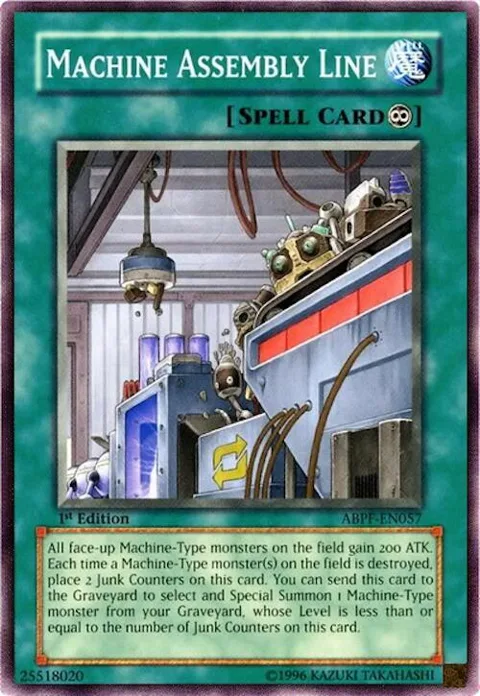 Machine Assembly Line ABPF-EN057 1st Edition Yu-Gi-Oh card from Absolute Powerforce