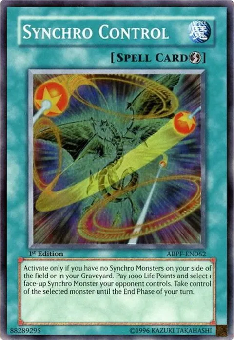 Synchro Control ABPF-EN062 Unlimited Yu-Gi-Oh card from Absolute Powerforce