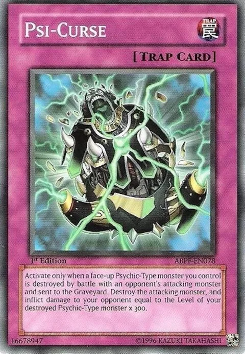 Psi-Curse ABPF-EN078 Yu-Gi-Oh card from Absolute Powerforce