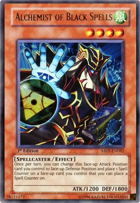 Alchemist of Black Spells ABPF-EN082 Unlimited Yu-Gi-Oh card from Absolute Powerforce