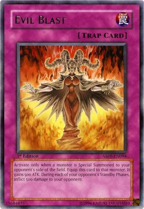 Evil Blast ABPF-EN094 1st Edition Yu-Gi-Oh card from Absolute Powerforce