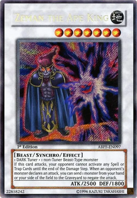 Zeman the Ape King ABPF-EN097 Unlimited Yu-Gi-Oh card from Absolute Powerforce