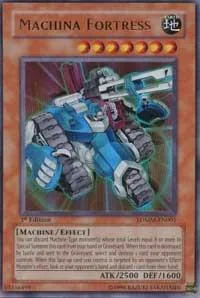 Machina Fortress SDMM-EN001 1st Edition Yu-Gi-Oh card from Structure Deck: Machina Mayhem