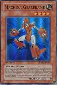 Machina Gearframe SDMM-EN002 Unlimited Yu-Gi-Oh card from Structure Deck: Machina Mayhem