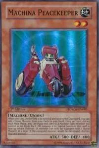 Machina Peacekeeper SDMM-EN003 Unlimited Yu-Gi-Oh card from Structure Deck: Machina Mayhem