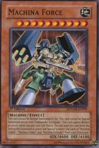 Machina Force SDMM-EN009 Unlimited Yu-Gi-Oh card from Structure Deck: Machina Mayhem