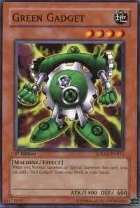 Green Gadget SDMM-EN015 Unlimited Yu-Gi-Oh card from Structure Deck: Machina Mayhem