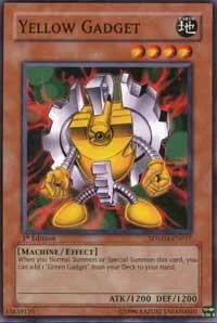 Yellow Gadget SDMM-EN017 Unlimited Yu-Gi-Oh card from Structure Deck: Machina Mayhem