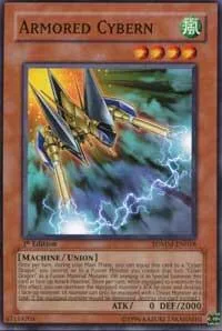 Armored Cybern SDMM-EN018 1st Edition Yu-Gi-Oh card from Structure Deck: Machina Mayhem
