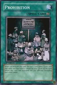Prohibition SDMM-EN022 1st Edition Yu-Gi-Oh card from Structure Deck: Machina Mayhem