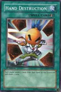 Hand Destruction SDMM-EN028 Unlimited Yu-Gi-Oh card from Structure Deck: Machina Mayhem