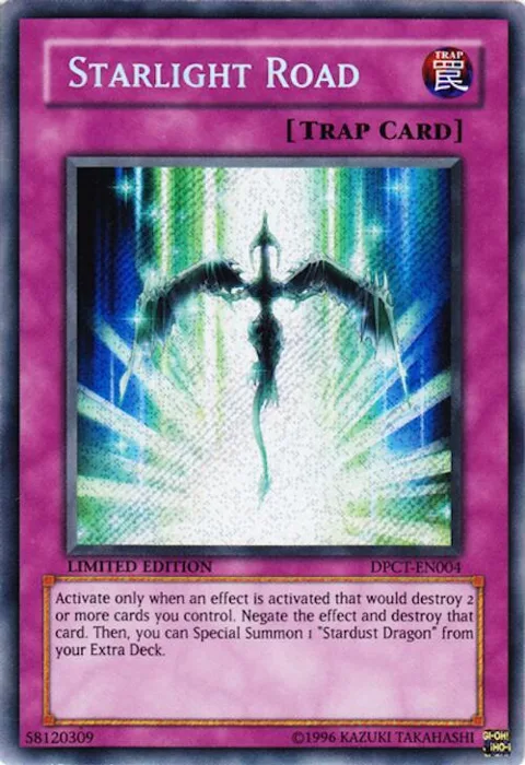 Starlight Road DPCT-EN004 Yu-Gi-Oh card from 2010 Duelist Pack Collection Tin