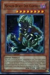 Masked Beast Des Gardius TAEV-ENSE1 Yu-Gi-Oh card from Tactical Evolution: Special Edition