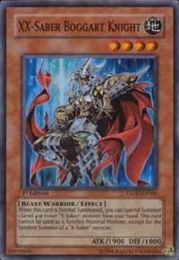 XX-Saber Boggart Knight TSHD-EN000 Unlimited Yu-Gi-Oh card from The Shining Darkness