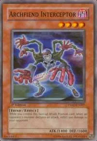 Archfiend Interceptor TSHD-EN007 Unlimited Yu-Gi-Oh card from The Shining Darkness