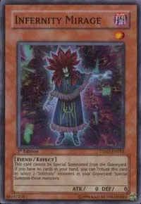 Infernity Mirage TSHD-EN012 Unlimited Yu-Gi-Oh card from The Shining Darkness