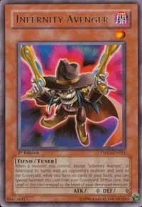Infernity Avenger TSHD-EN015 1st Edition Yu-Gi-Oh card from The Shining Darkness