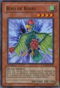Bird of Roses TSHD-EN018 Unlimited Yu-Gi-Oh card from The Shining Darkness