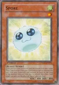 Spore TSHD-EN019 1st Edition Yu-Gi-Oh card from The Shining Darkness