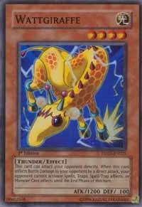 Wattgiraffe TSHD-EN025 1st Edition Yu-Gi-Oh card from The Shining Darkness
