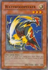 Wattwoodpecker TSHD-EN027 1st Edition Yu-Gi-Oh card from The Shining Darkness
