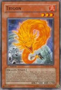 Trigon TSHD-EN031 Unlimited Yu-Gi-Oh card from The Shining Darkness