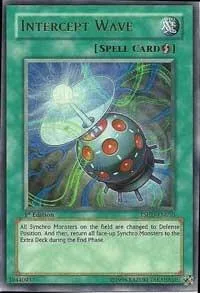 Intercept Wave TSHD-EN050 Unlimited Yu-Gi-Oh card from The Shining Darkness